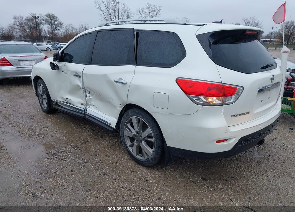 2015 NISSAN PATHFINDER PLATINUM VIN: 5N1AR2MN3FC691989