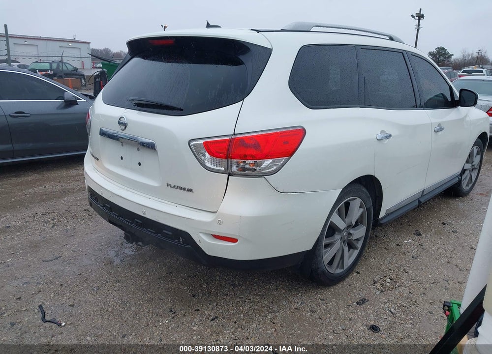 2015 NISSAN PATHFINDER PLATINUM VIN: 5N1AR2MN3FC691989