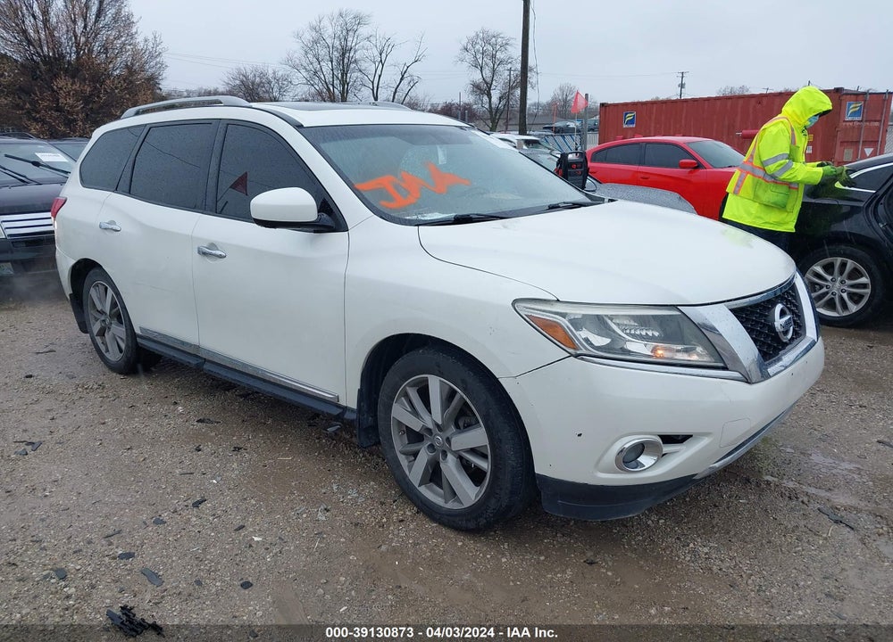 2015 NISSAN PATHFINDER PLATINUM VIN: 5N1AR2MN3FC691989