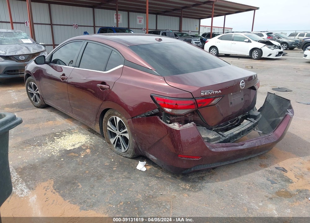2021 NISSAN SENTRA SV XTRONIC CVT VIN: 3N1AB8CV4MY202763