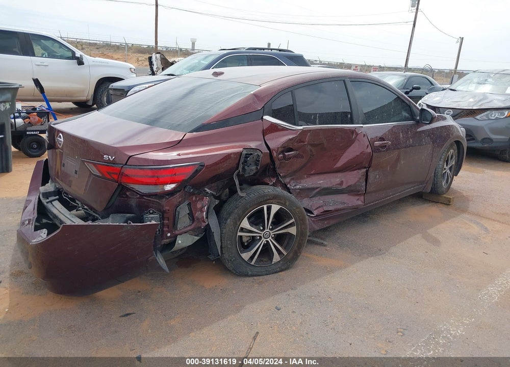 2021 NISSAN SENTRA SV XTRONIC CVT VIN: 3N1AB8CV4MY202763