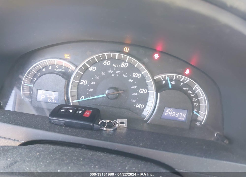 2012 TOYOTA CAMRY SE VIN: 4T1BF1FK8CU120224