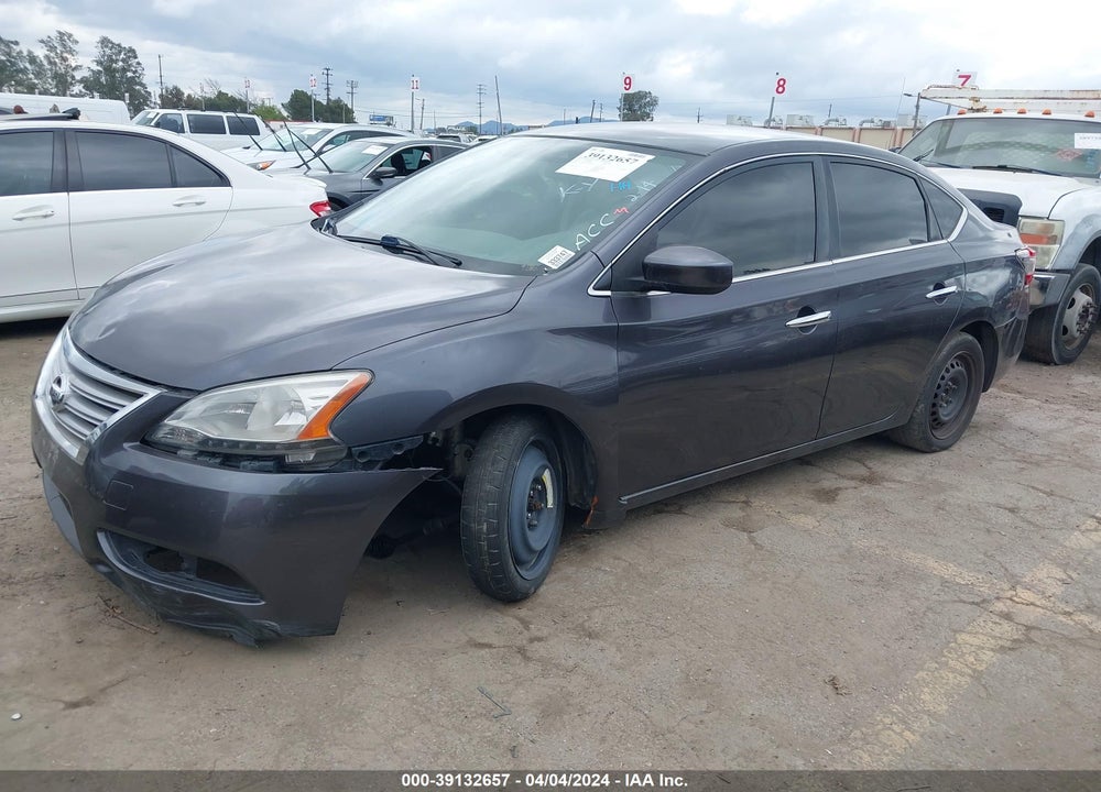 2014 NISSAN SENTRA SV VIN: 3N1AB7AP9EY224984