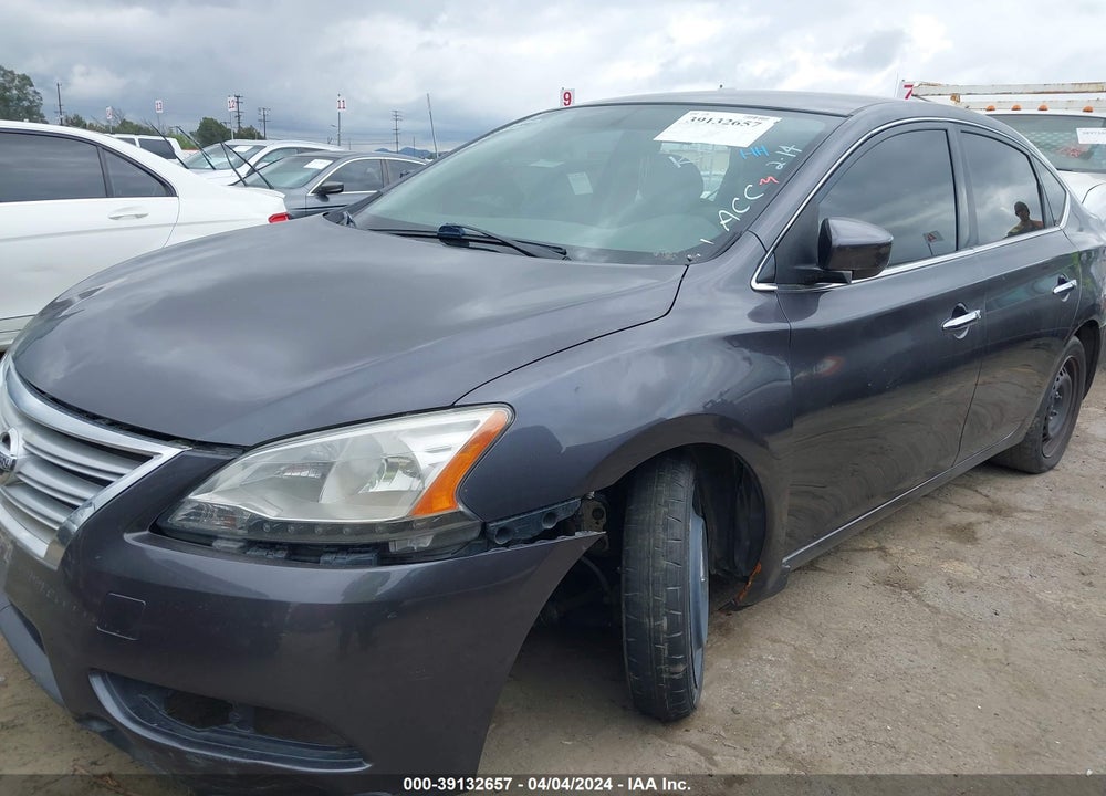 2014 NISSAN SENTRA SV VIN: 3N1AB7AP9EY224984