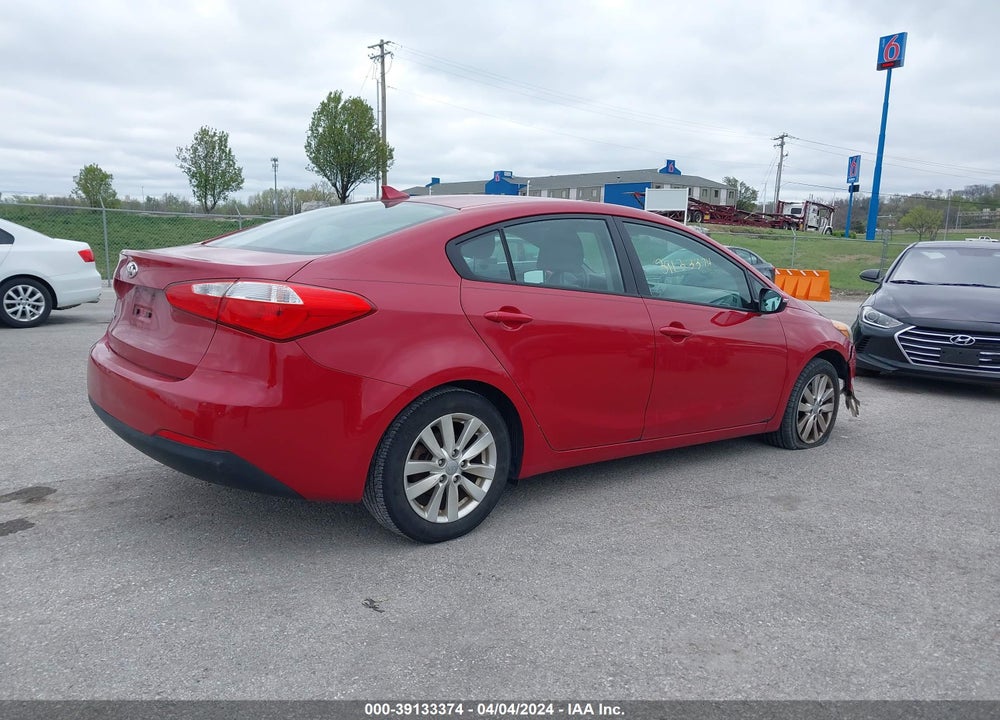 2014 KIA FORTE LX VIN: KNAFX4A65E5101977