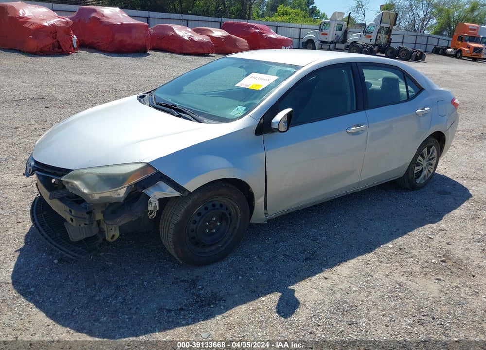 2015 TOYOTA COROLLA LE VIN: 5YFBURHE8FP299690