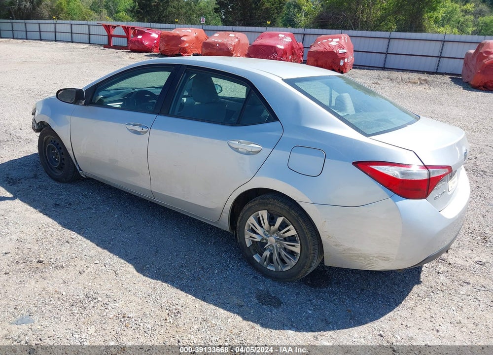 2015 TOYOTA COROLLA LE VIN: 5YFBURHE8FP299690