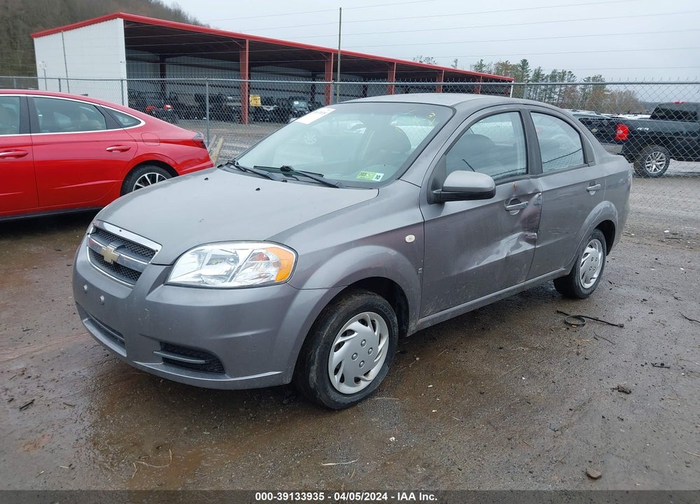 2008 CHEVROLET AVEO LS VIN: KL1TD566X8B061874