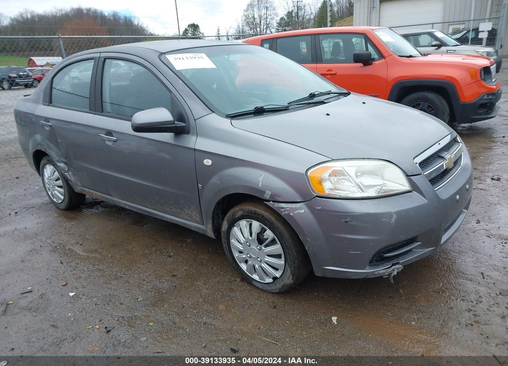 2008 CHEVROLET AVEO LS VIN: KL1TD566X8B061874