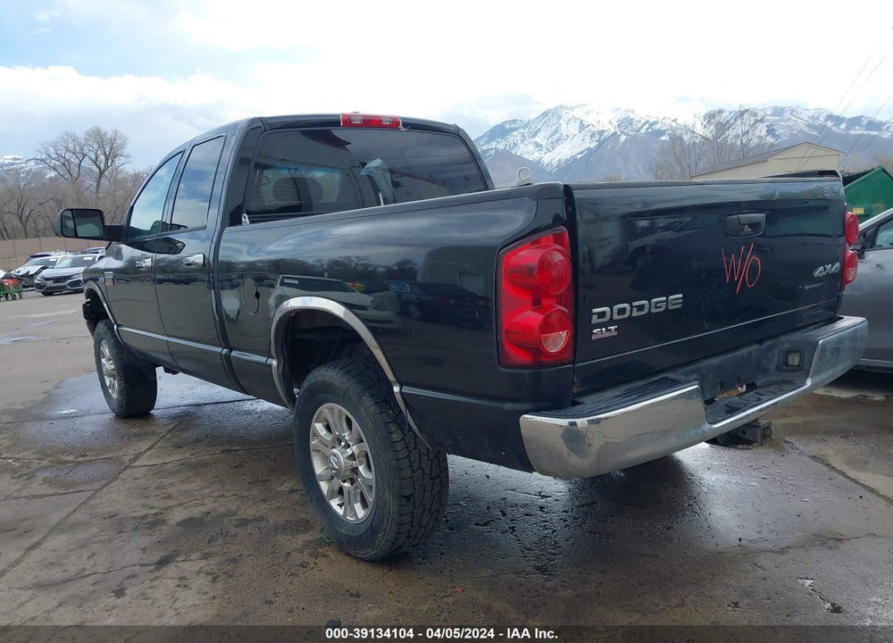 2009 DODGE RAM 2500 SLT VIN: 3D7KS28T39G531866