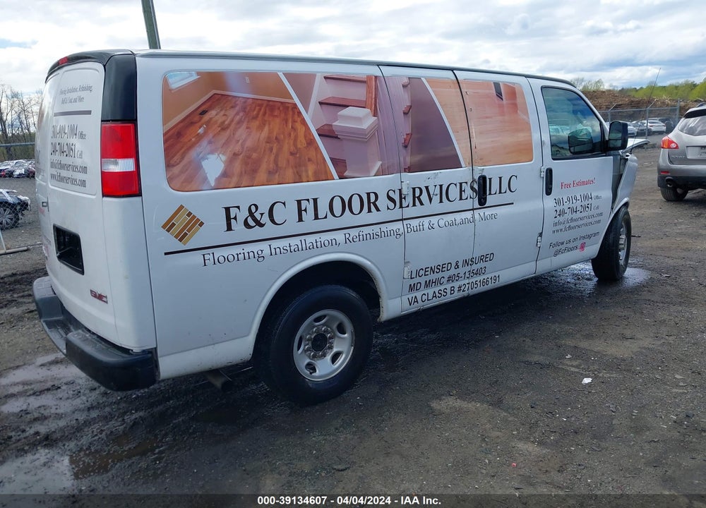2020 GMC SAVANA CARGO RWD 2500 REGULAR WHEELBASE WORK VAN VIN: 1GTW7AFG8L1248902