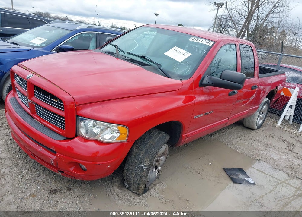 2004 DODGE RAM 1500 SLT/LARAMIE VIN: 1D7HU18DX4S789200