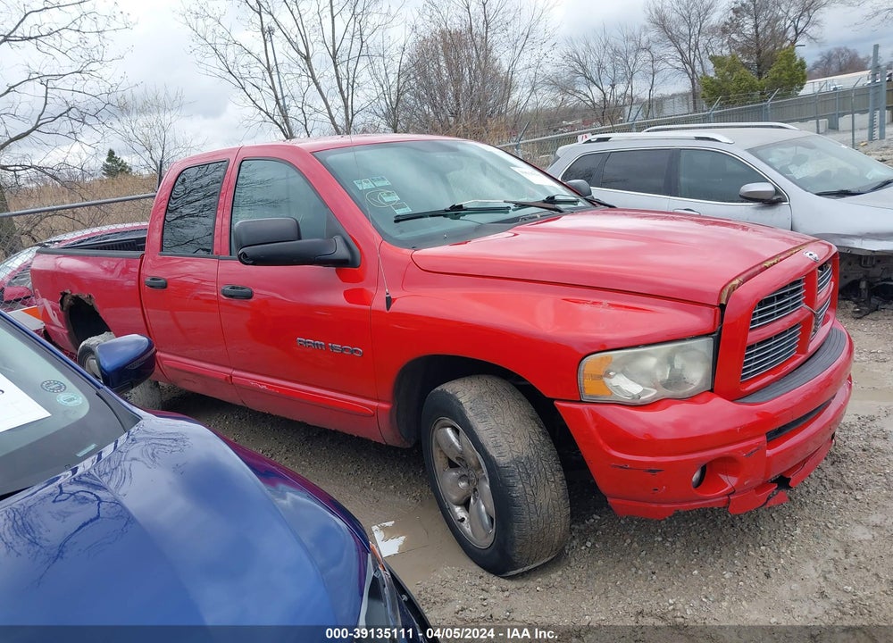 2004 DODGE RAM 1500 SLT/LARAMIE VIN: 1D7HU18DX4S789200