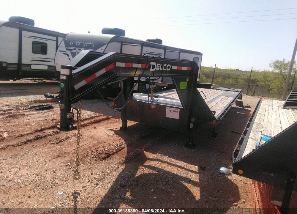 2023 DELCO TRAILERS 25' GOOSENECK FLATBED VIN: 5WWGF2520P6028562