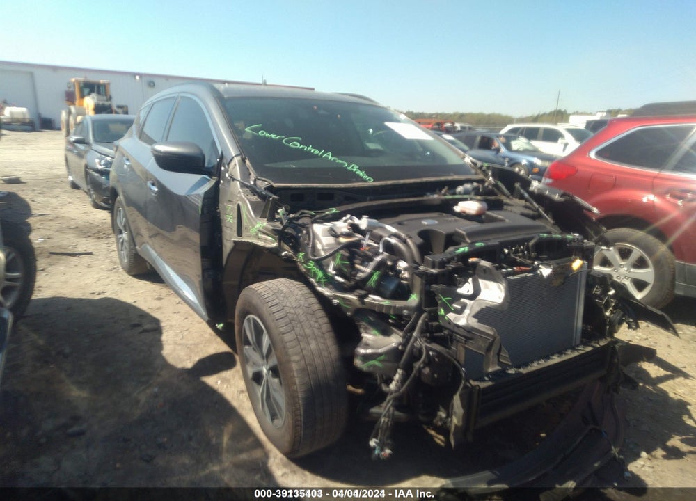 2021 NISSAN MURANO SV FWD VIN: 5N1AZ2BJ4MC125109