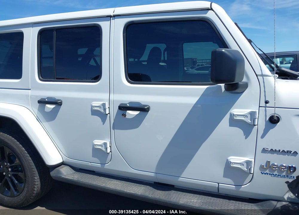 2022 JEEP WRANGLER 4XE UNLIMITED SAHARA 4X4 VIN: 1C4JJXP62NW170059
