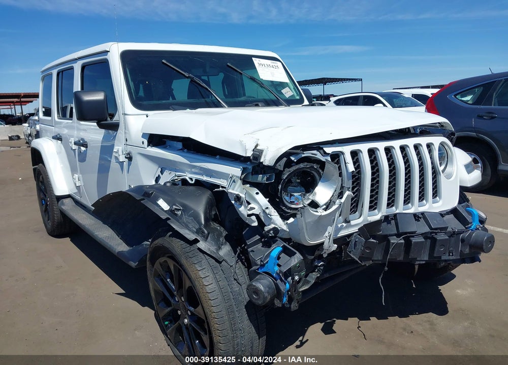 2022 JEEP WRANGLER 4XE UNLIMITED SAHARA 4X4 VIN: 1C4JJXP62NW170059