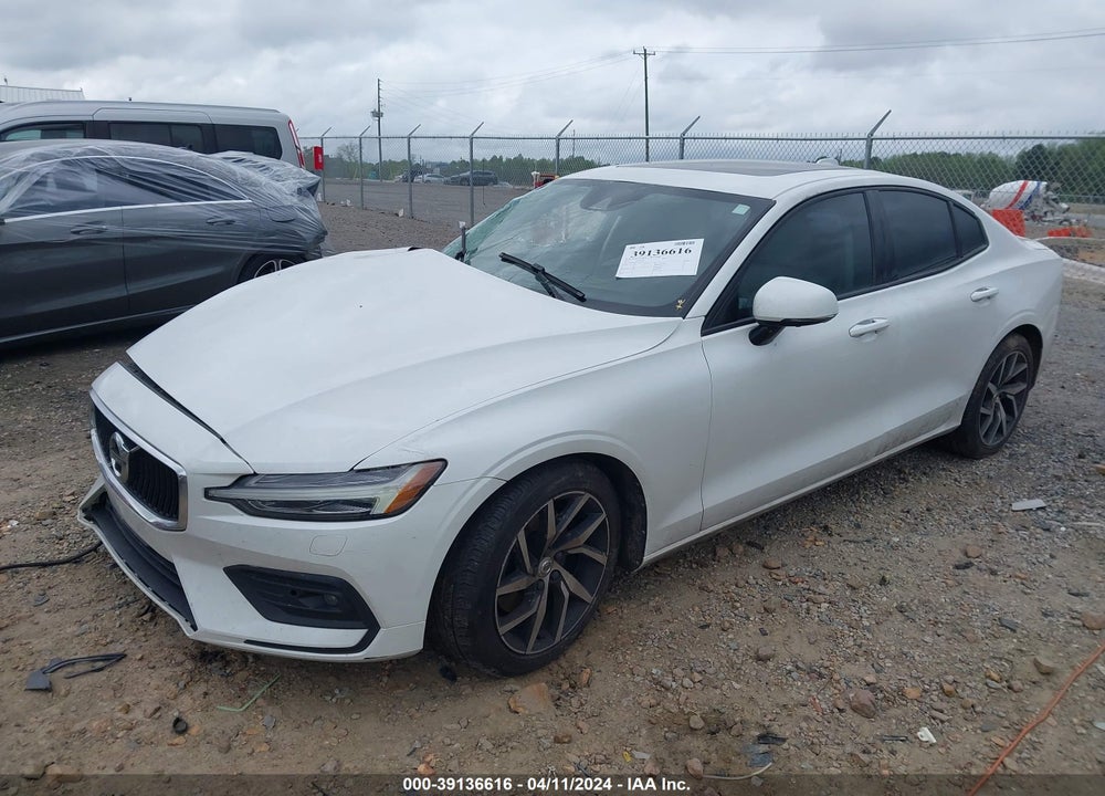 2019 VOLVO S60 T5 MOMENTUM VIN: 7JR102FK8KG008786