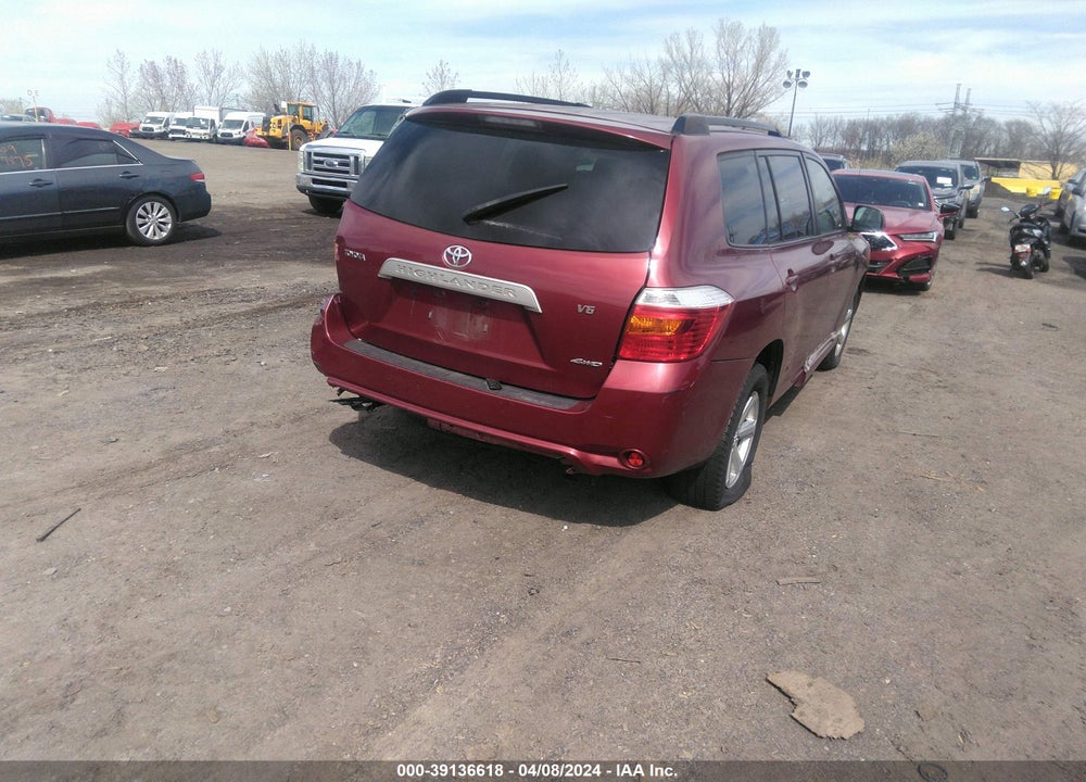 2008 TOYOTA HIGHLANDER VIN: JTEES41A082059043