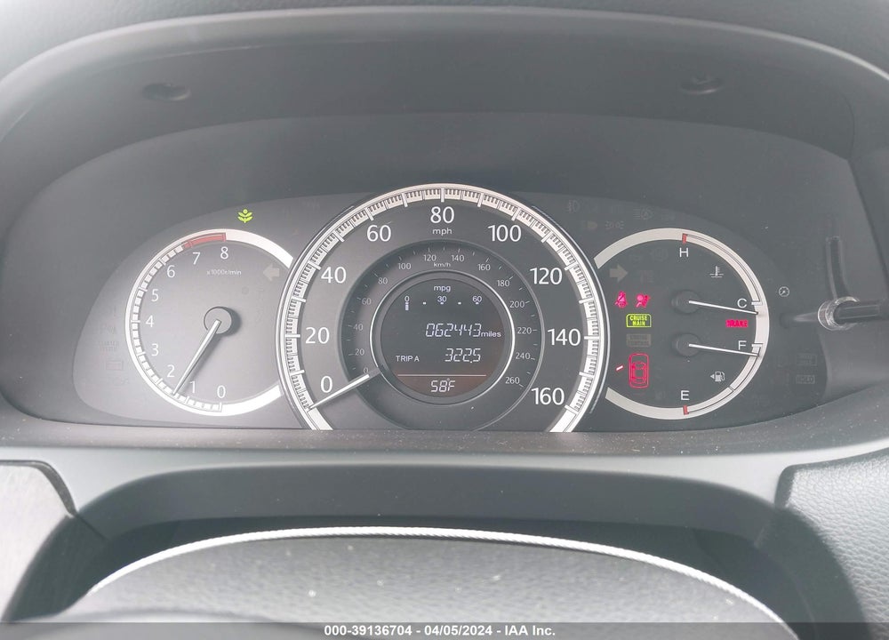 2015 HONDA ACCORD EX VIN: 1HGCR2E74FA045175