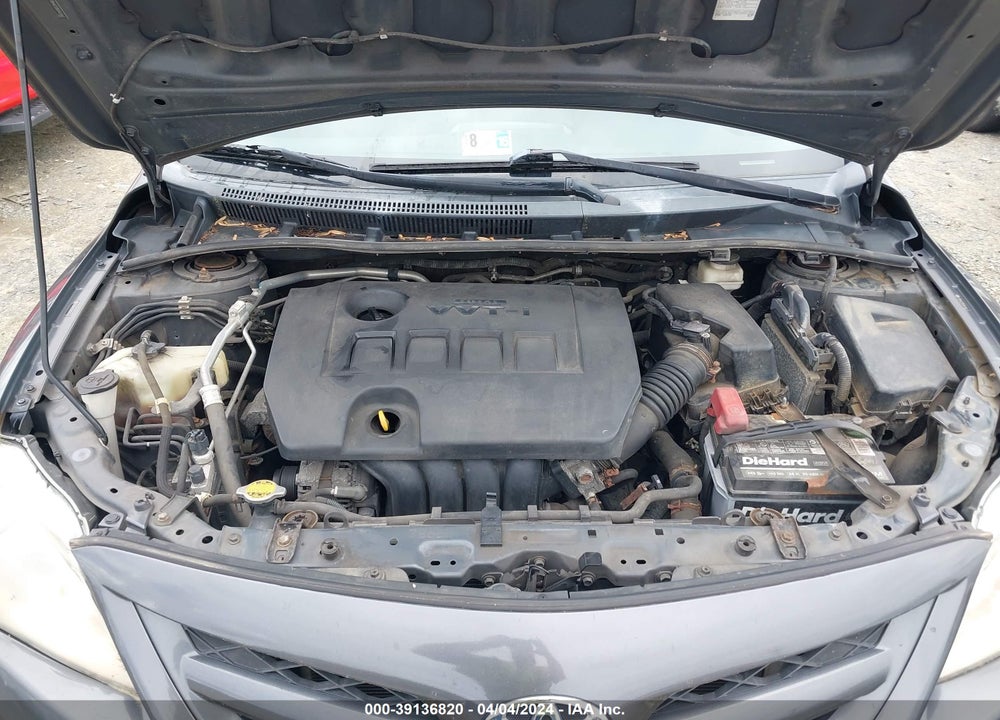 2011 TOYOTA COROLLA LE VIN: 2T1BU4EE0BC642445
