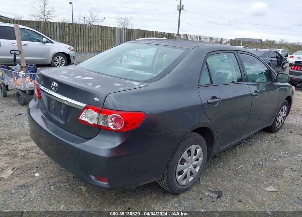 2011 TOYOTA COROLLA LE VIN: 2T1BU4EE0BC642445
