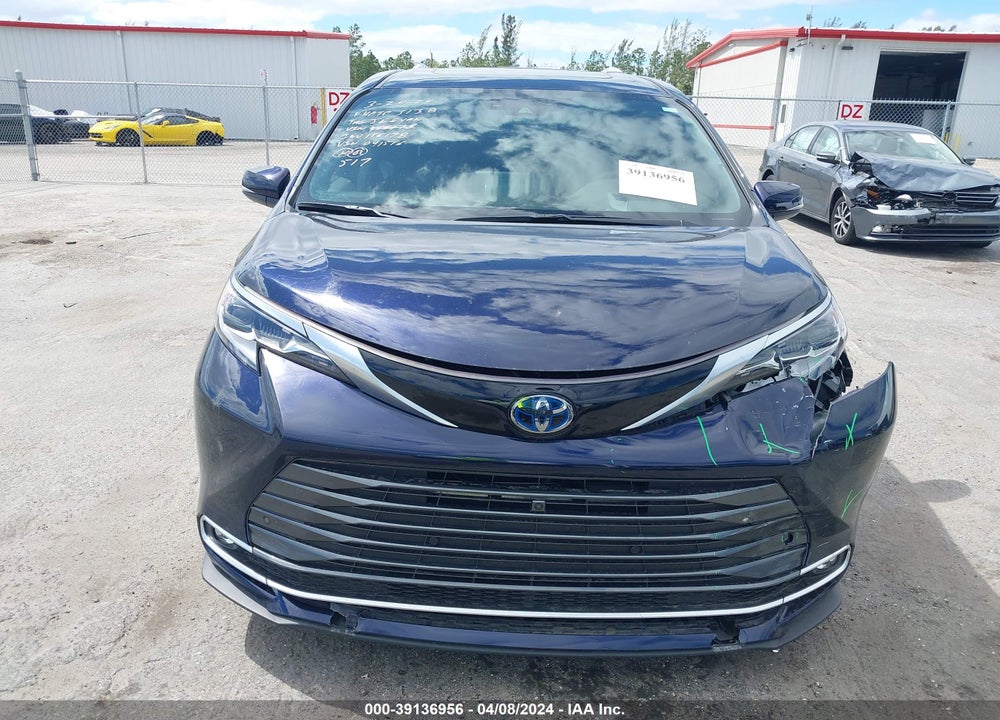 2022 TOYOTA SIENNA PLATINUM VIN: 5TDESKFC4NS043516