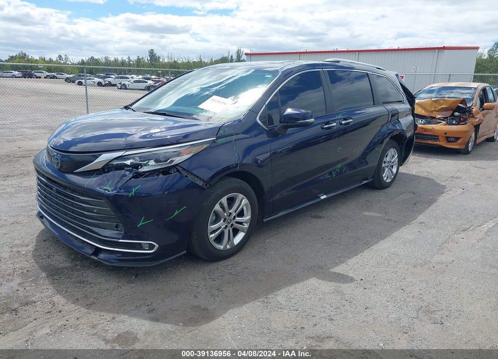 2022 TOYOTA SIENNA PLATINUM VIN: 5TDESKFC4NS043516