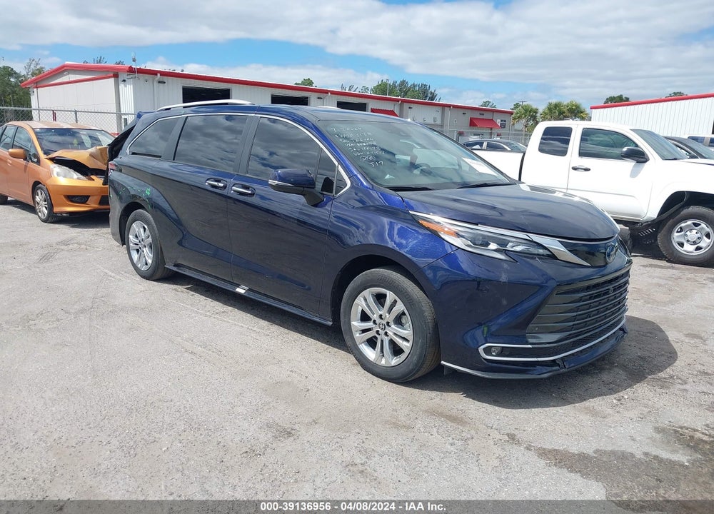 2022 TOYOTA SIENNA PLATINUM VIN: 5TDESKFC4NS043516