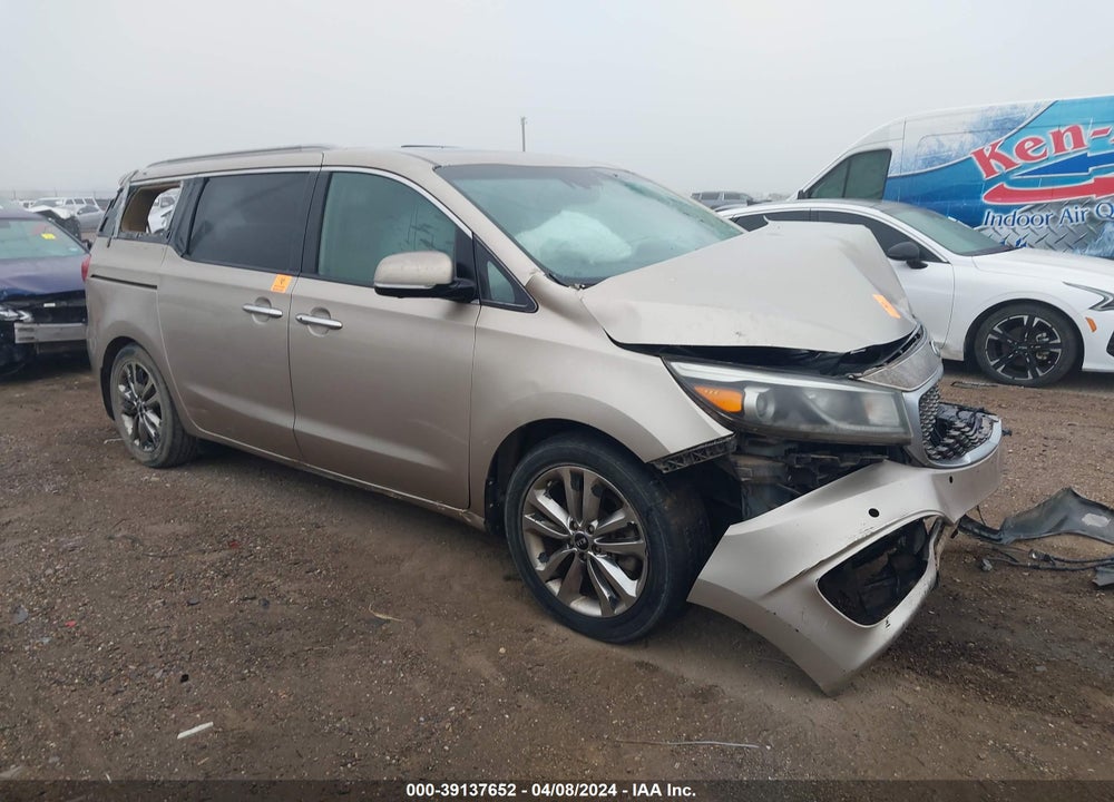 2015 KIA SEDONA SX LUXURY VIN: KNDME5C16F6039363