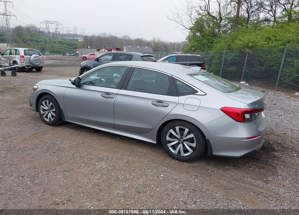 2023 HONDA CIVIC LX VIN: 2HGFE2F23PH534584