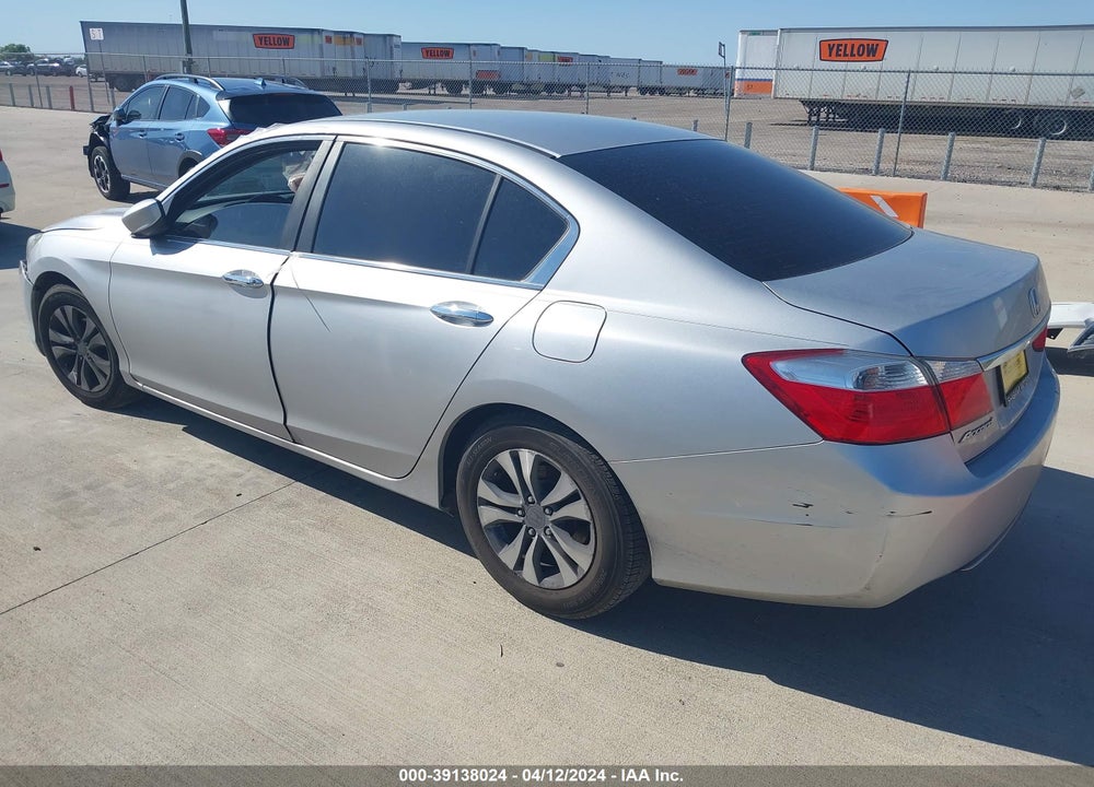 2013 HONDA ACCORD LX VIN: 1HGCR2F34DA104038