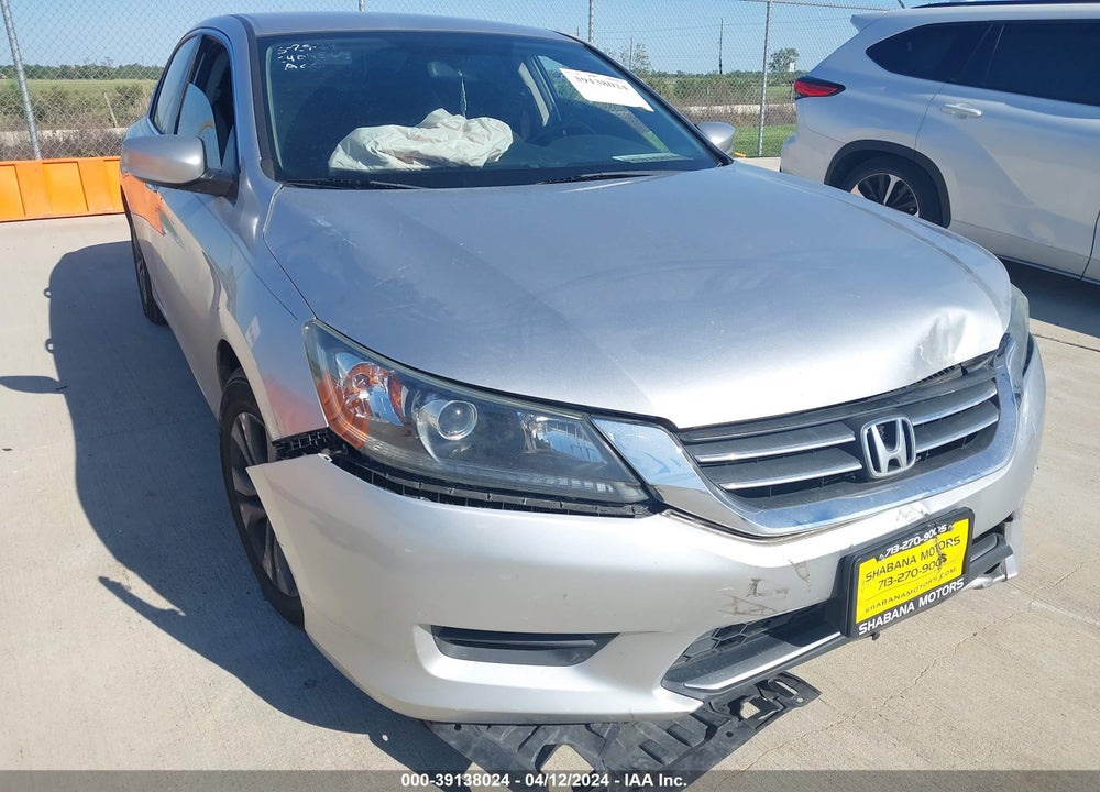 2013 HONDA ACCORD LX VIN: 1HGCR2F34DA104038