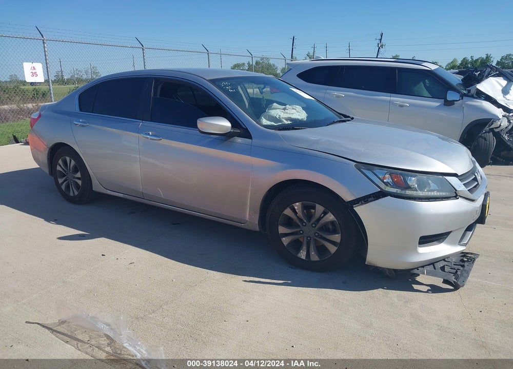 2013 HONDA ACCORD LX VIN: 1HGCR2F34DA104038