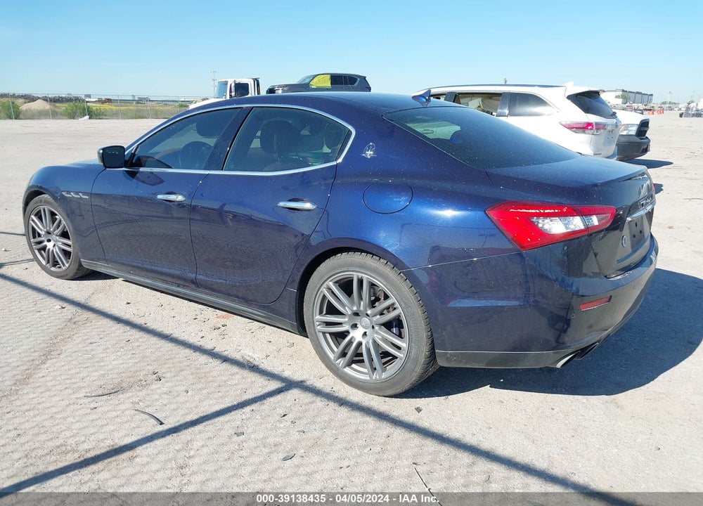 2016 MASERATI GHIBLI S VIN: ZAM57RSA1G1168726
