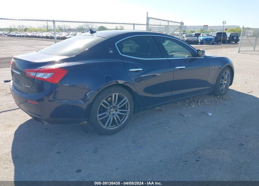 2016 MASERATI GHIBLI S VIN: ZAM57RSA1G1168726