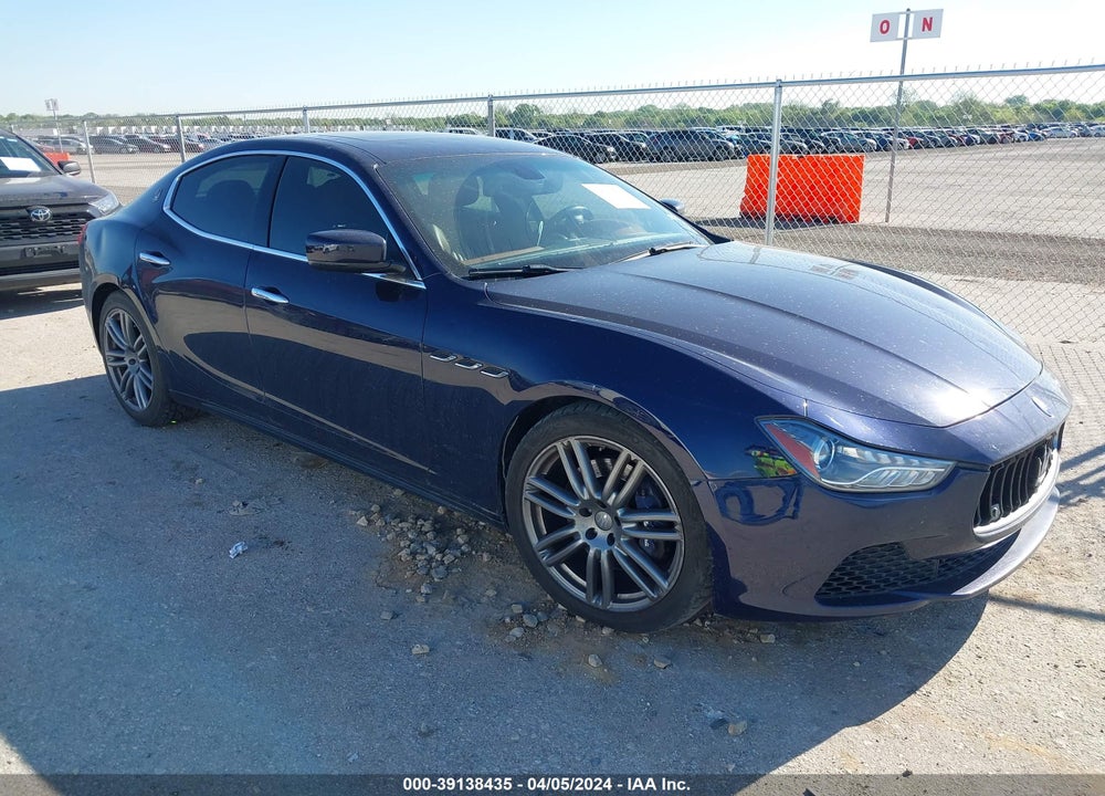 2016 MASERATI GHIBLI S VIN: ZAM57RSA1G1168726