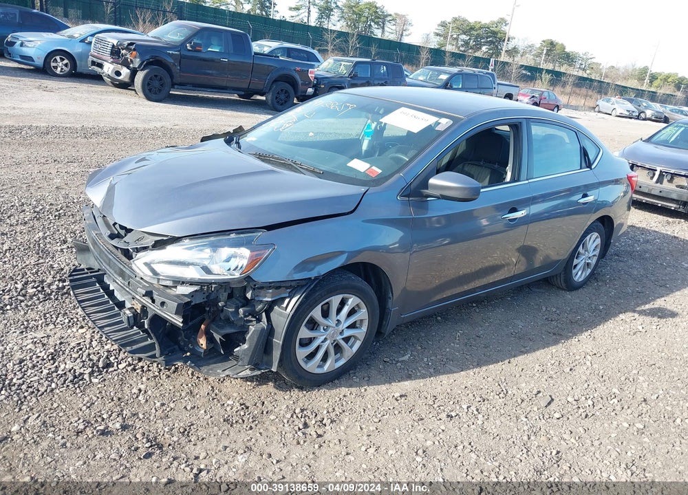 2018 NISSAN SENTRA SV VIN: 3N1AB7AP6JL628204