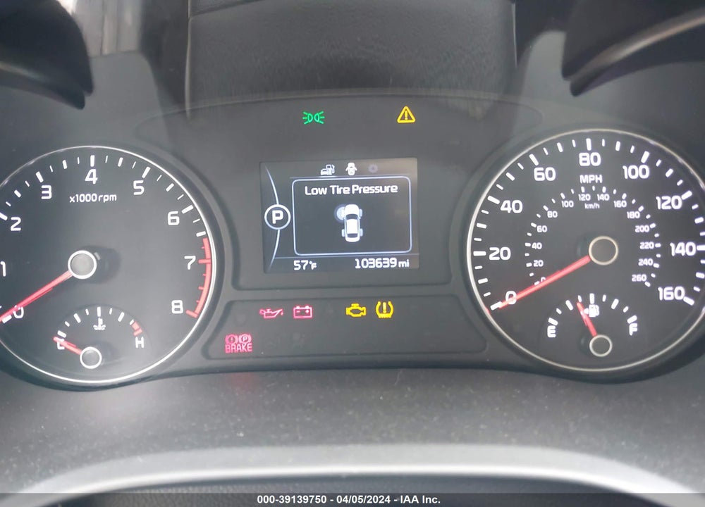 2016 KIA OPTIMA LX VIN: 5XXGT4L36GG002573