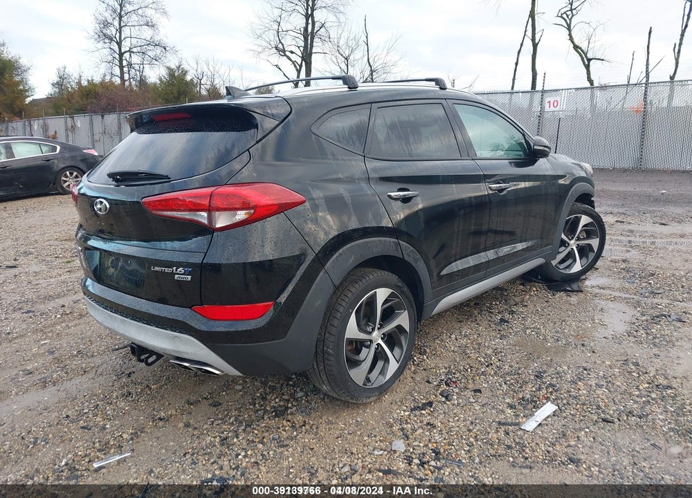 2017 HYUNDAI TUCSON LIMITED VIN: KM8J3CA22HU279464