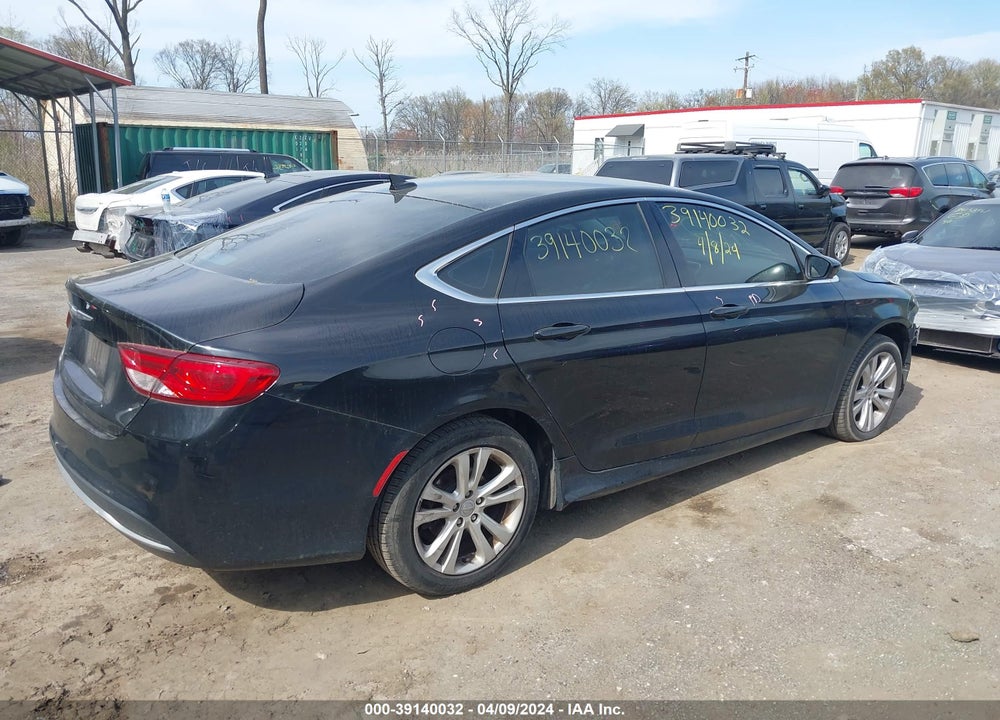 2016 CHRYSLER 200 LIMITED PLATINUM VIN: 1C3CCCAB3GN188911