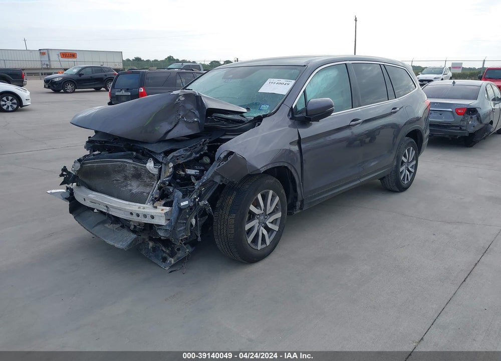 2020 HONDA PILOT EX VIN: 5FNYF5H39LB008553