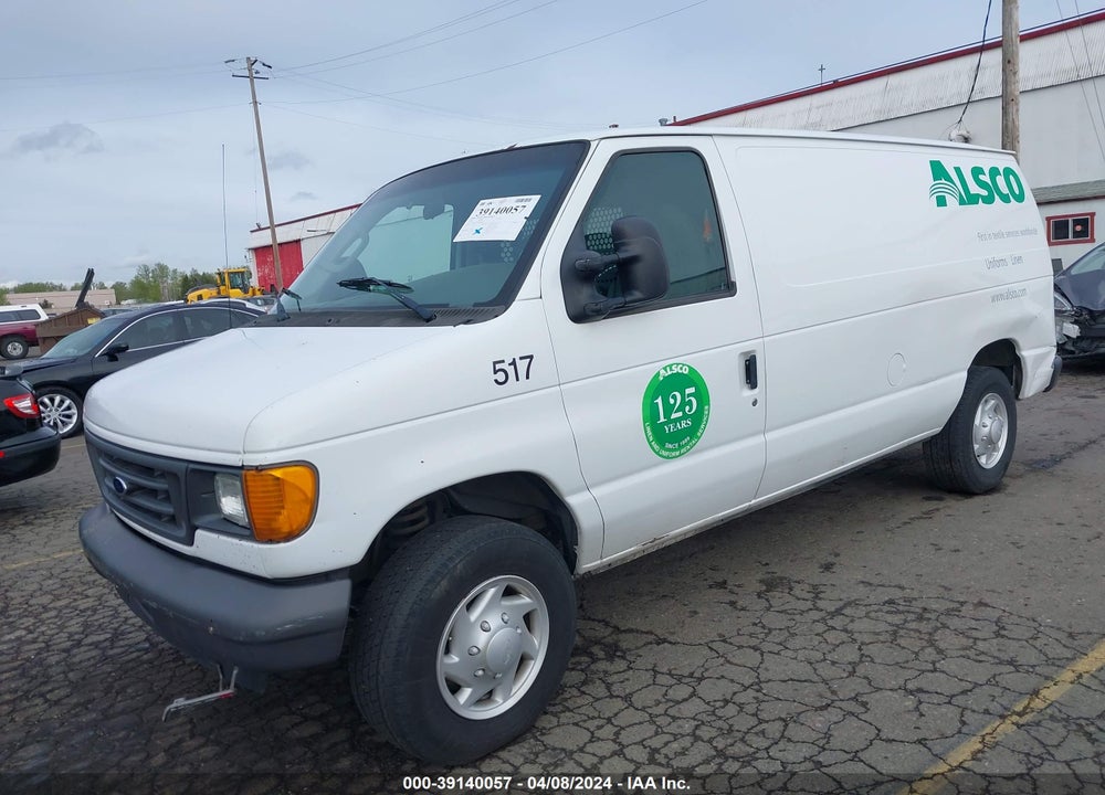 2007 FORD E-150 COMMERCIAL/RECREATIONAL VIN: 1FTNE14W87DB26881