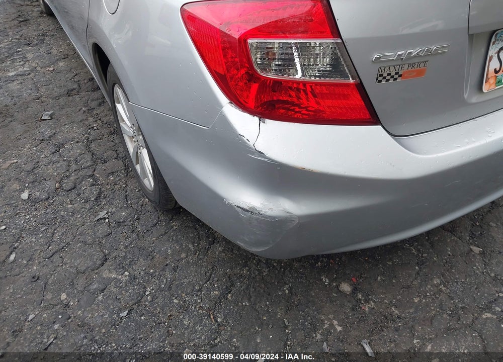 2012 HONDA CIVIC VIN: 19XFB2F81CE353436