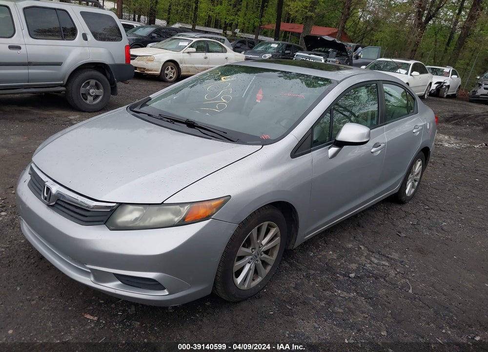 2012 HONDA CIVIC VIN: 19XFB2F81CE353436
