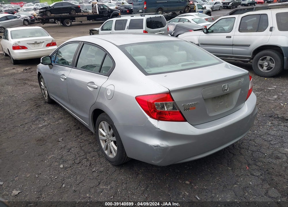 2012 HONDA CIVIC VIN: 19XFB2F81CE353436
