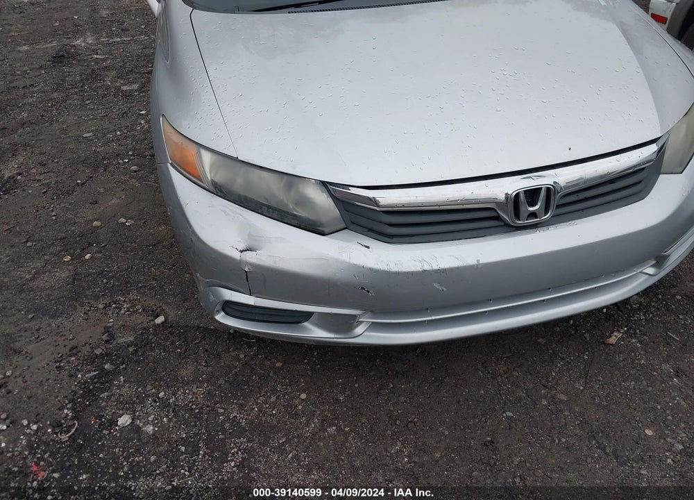 2012 HONDA CIVIC VIN: 19XFB2F81CE353436
