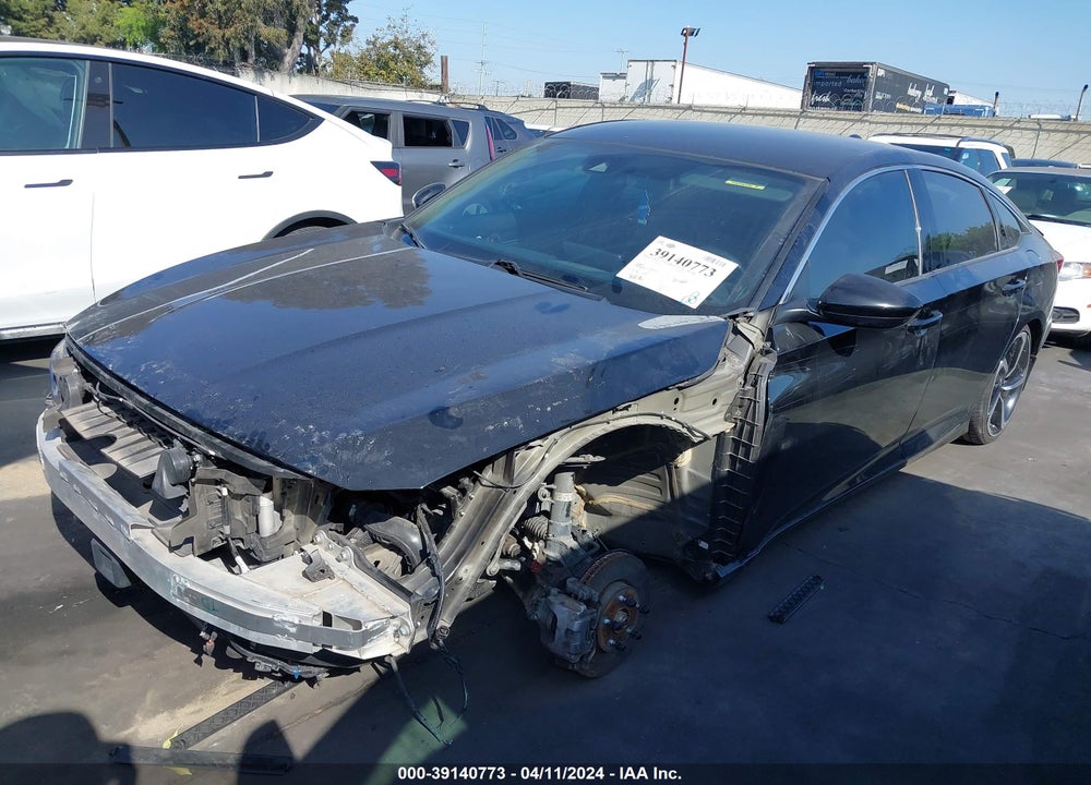 2018 HONDA ACCORD SPORT VIN: 1HGCV1F38JA198538