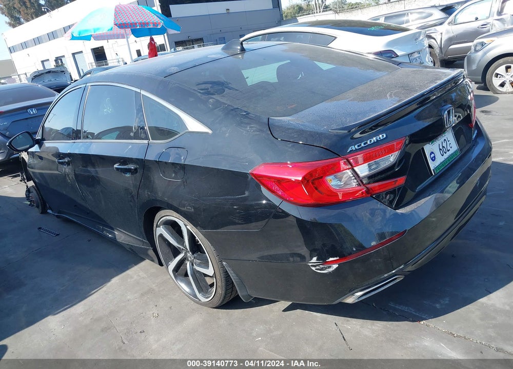 2018 HONDA ACCORD SPORT VIN: 1HGCV1F38JA198538