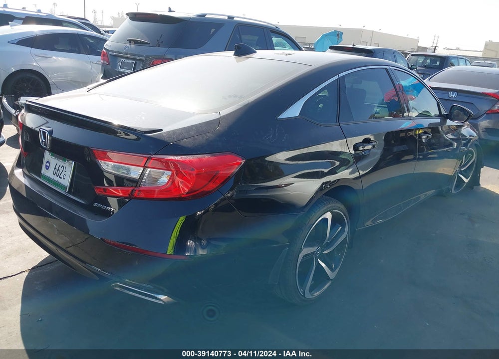 2018 HONDA ACCORD SPORT VIN: 1HGCV1F38JA198538